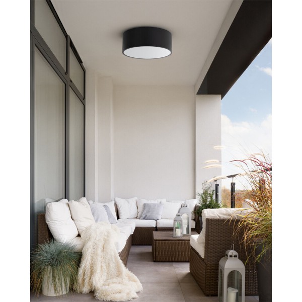 Потолочный светильник TK Lighting 10984 Livo S E27 2x15W IP54 черный - фото №2