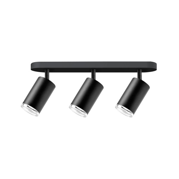 Светильник поворотный, спот Goldlux 324726 Turyn GU10 3x10W IP44 Черный