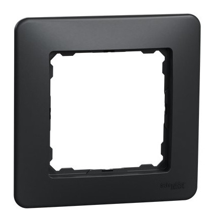 Однопостова рамка Schneider Electric Sedna Design чорна SDD314801