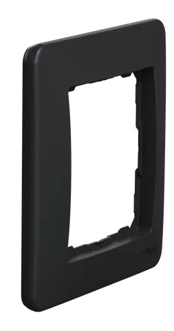 Однопостова рамка Schneider Electric Sedna Design чорна SDD314801 - фото №1