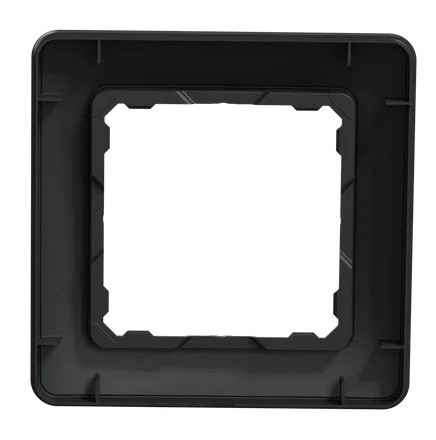 Однопостова рамка Schneider Electric Sedna Design чорна SDD314801 - фото №3