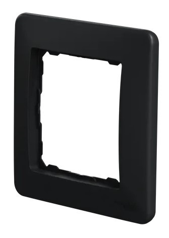 Однопостова рамка Schneider Electric Sedna Design чорна SDD314801 - фото №4