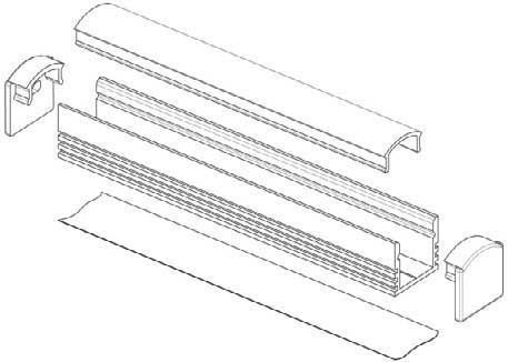 Заглушка для ЛП12 с отверстием (ЗПО12) - фото №1