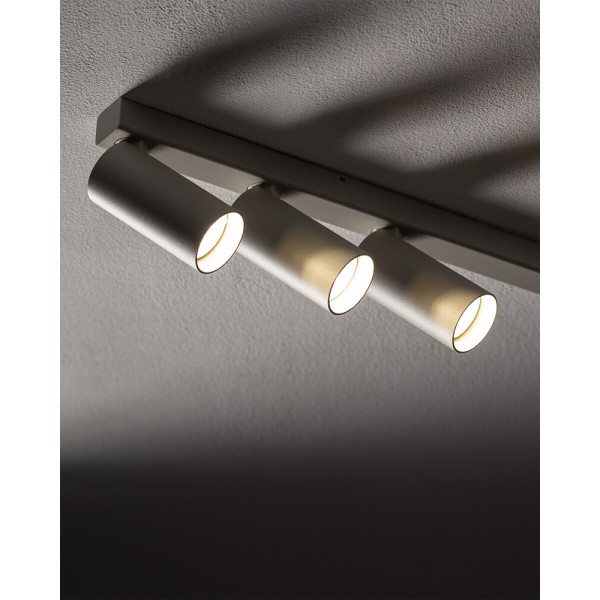 Светильник поворотный, спот Nowodvorski 11441 Fourty VII GU10 7x10W IP20 светло-серый - фото №1