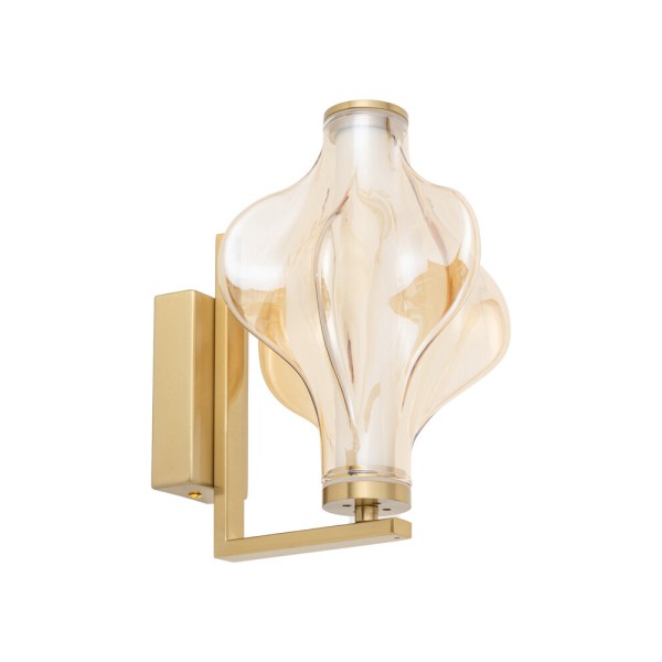 Бра, настінний світильник TK Lighting 18218 Elva LED 1x8W 3000K 1032Lm IP20 латунний - фото №2