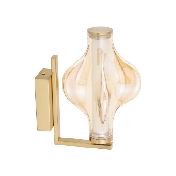 Бра, настінний світильник TK Lighting 18218 Elva LED 1x8W 3000K 1032Lm IP20 латунний - фото №3