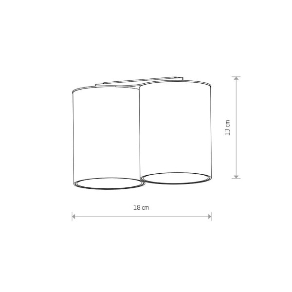 Точечный светильник Nowodvorski 8088 Eye tone II GU10 2x10W IP20 Белый - фото №1