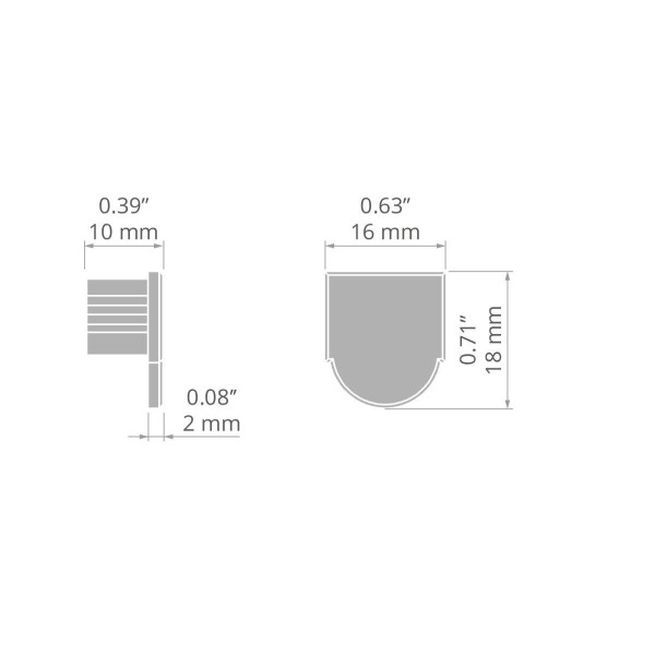 Заглушка REGULOR (KLUS_C20116C02) - фото №1