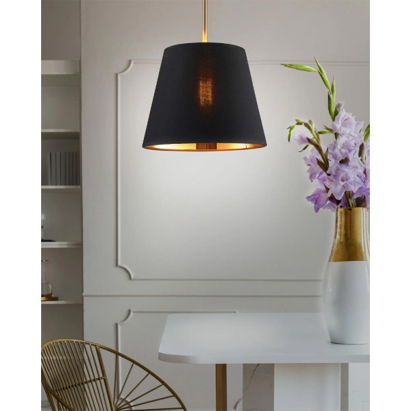 Подвесной светильник, люстра Goldlux 325822 Elena E27 1x20W IP20 черный - фото №1