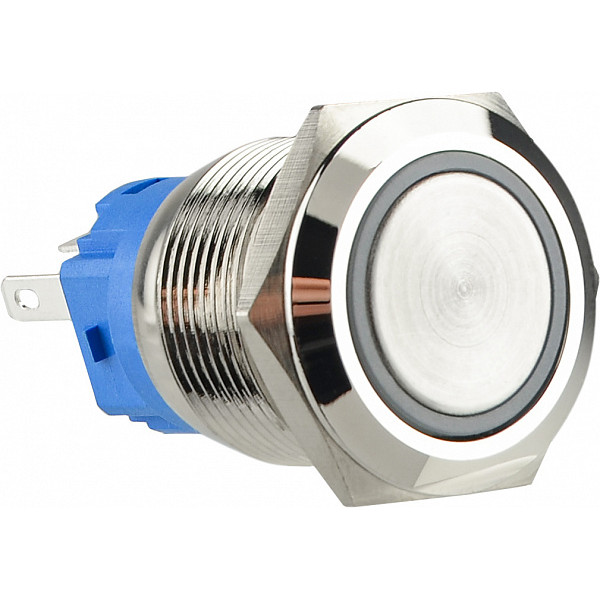 Кнопка Аско-Укрем TYJ 19-271 1NO+1NC 220В з підсвічуванням червона (A0140010112) - фото №1