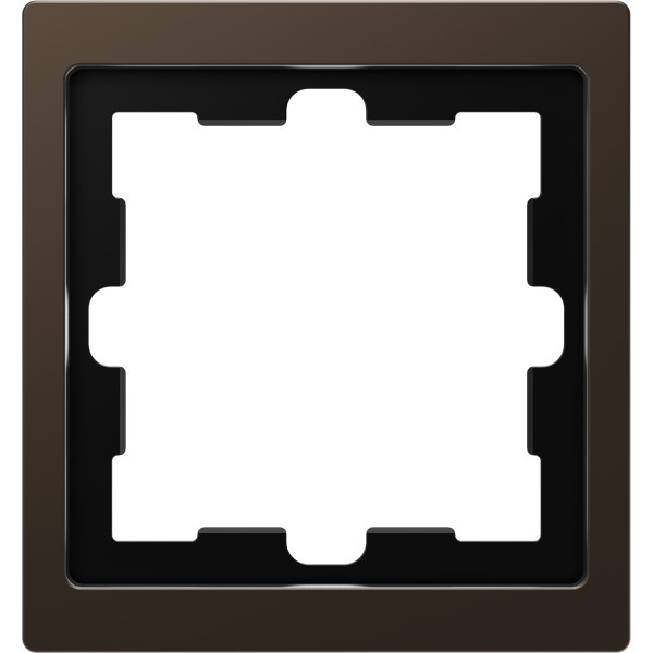 Одномісна рамка Schneider Electric D-Life MTN4010-6552 мокко