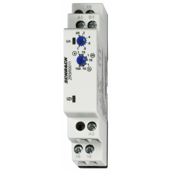 Однофункціональне реле затримки вимкнення Schrack ZR5R0011 24-240В AC/DC 8А