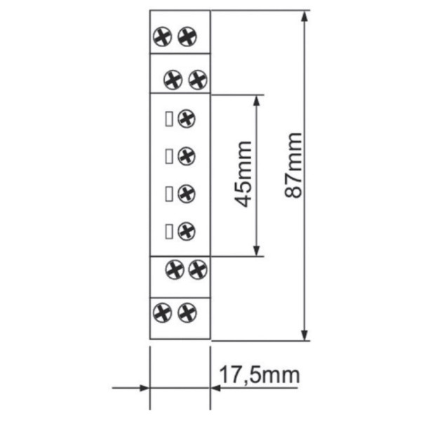 Однофункціональне реле затримки вимкнення Schrack ZR5R0011 24-240В AC/DC 8А - фото №1