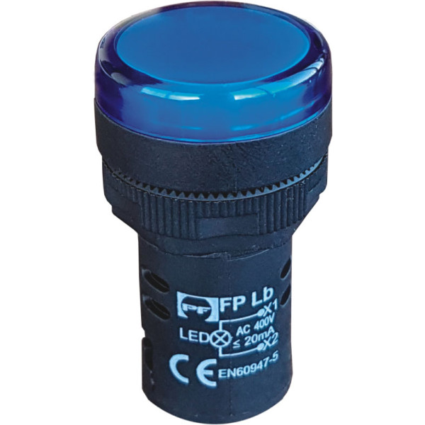 Сигнальна лампа Promfactor FPL230BL синя