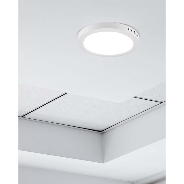 Світильник стельовий Goldlux 336071 Rigel LED 1x18W 4000K 1800Lm IP20 білий - фото №1