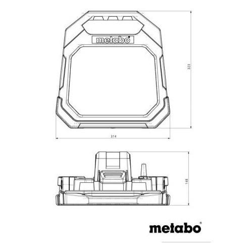 Акумуляторний прожектор Metabo BSA 18 LED 10000 (601506850) - фото №1