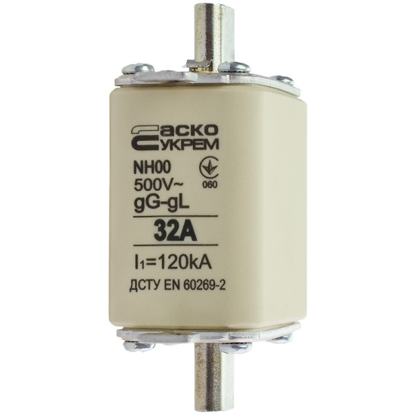 Запобіжник Аско-Укрем NH00 32A gG (A0050010010) - фото №2