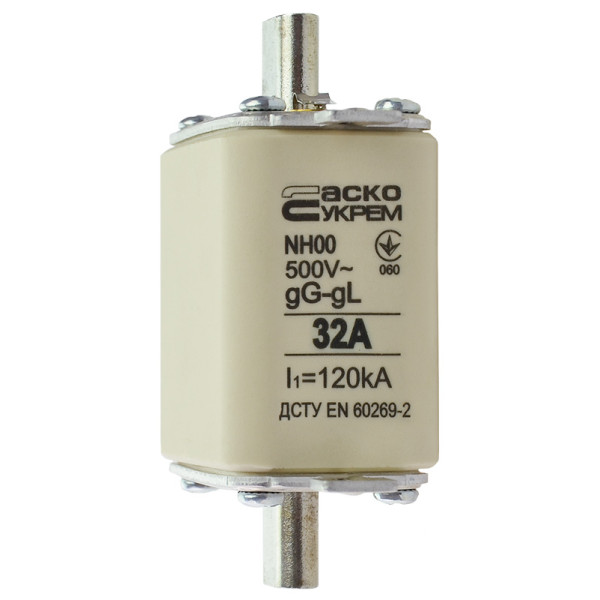 Запобіжник Аско-Укрем NH00 32A gG (A0050010010) - фото №3