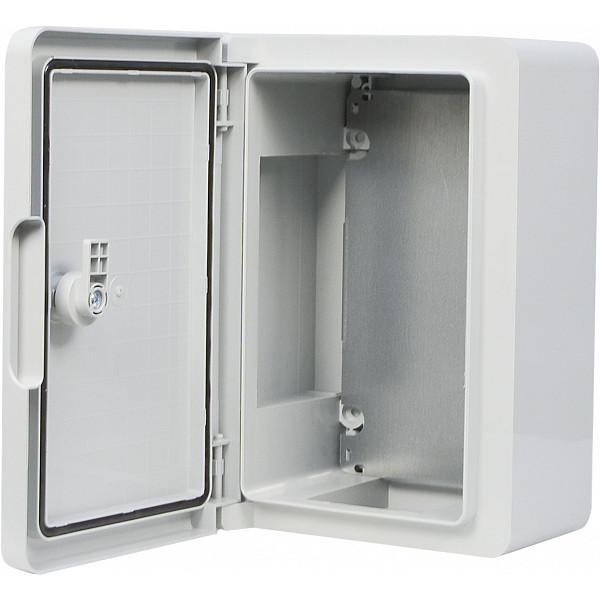 Ударостойкий корпус из АБС-пластика Аско-Укрем UBox 200x300x130мм (непрозрачная дверца)