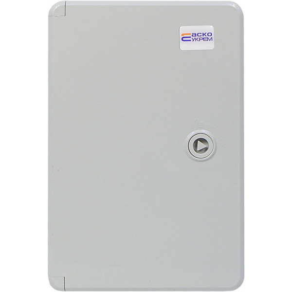 Ударостойкий корпус из АБС-пластика Аско-Укрем UBox 200x300x130мм (непрозрачная дверца) - фото №1