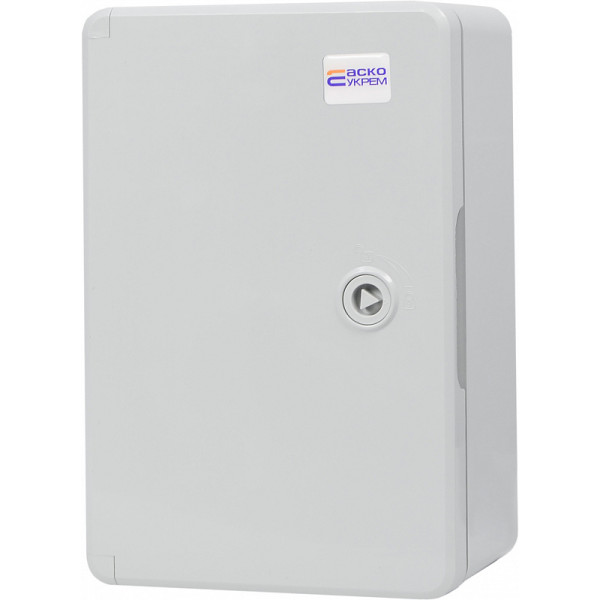 Ударостойкий корпус из АБС-пластика Аско-Укрем UBox 200x300x130мм (непрозрачная дверца) - фото №3