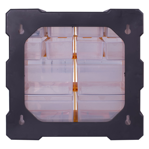 Пластиковый органайзер E.Next e.toolbox.pro.19 12-секционный 267х157х262мм (t011019) - фото №1
