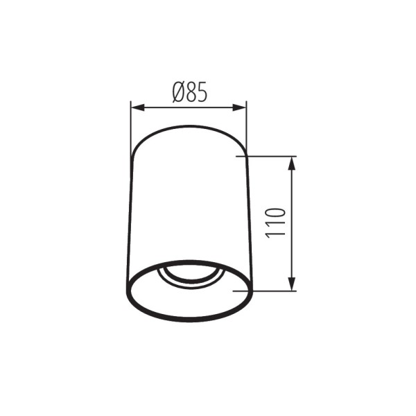 Точечный светильник Kanlux 27567 Riti GU10 B/B - фото №4