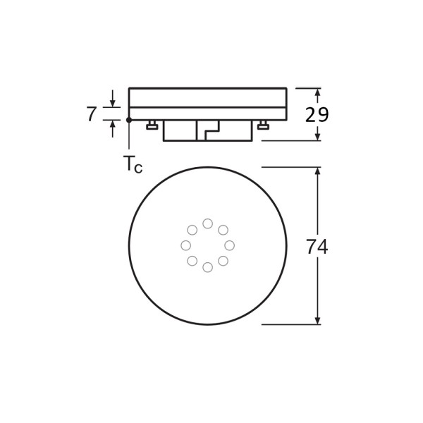 Світлодіодна лампочка Osram 4099854382000 LED GX53 1x11W 3000K 960Lm IP20 - фото №1