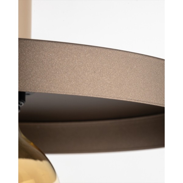 Підвісний світильник, люстра TK Lighting 10757 Sila E27 1x15W IP20 коричневий - фото №3