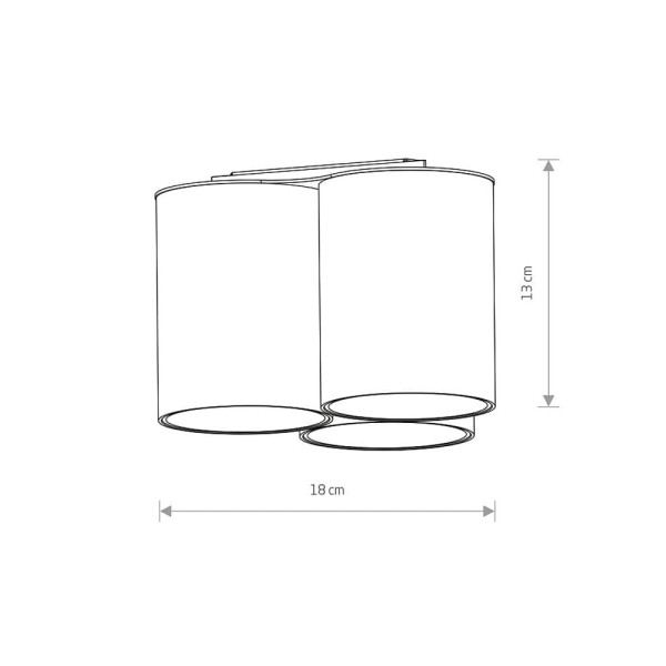Точечный светильник Nowodvorski 8091 Eye tone III GU10 3x10W IP20 Черный - фото №1