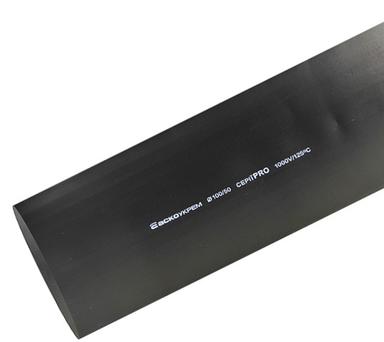 Черная термоусадочная трубка Аско-Укрем PRO Ø 100,0/50,0 (A0150040636)