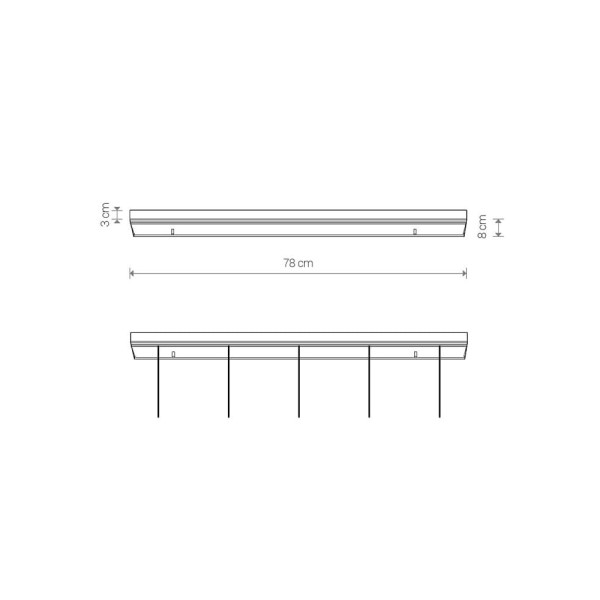Основание Nowodvorski 8562 Cameleon Canopy B 780 10W IP20 Wh - фото №1