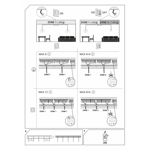 Основание Nowodvorski 8562 Cameleon Canopy B 780 10W IP20 Wh - фото №3