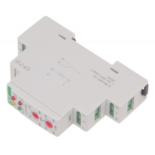 Реле напряжения F&F CP-710 16А - фото №2