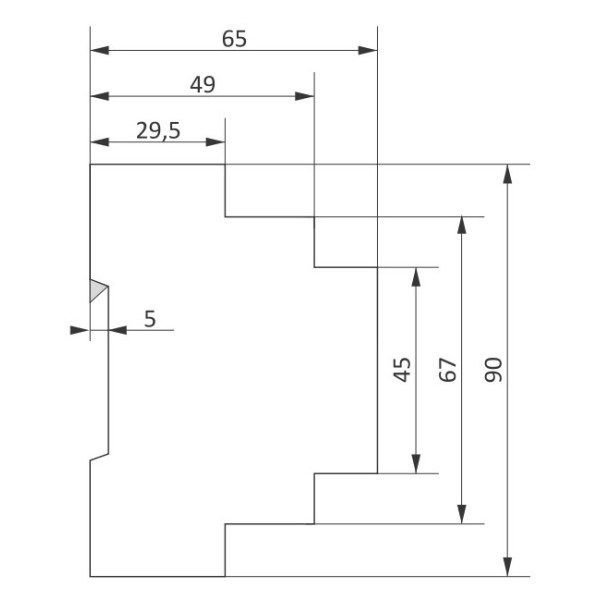 Реле напряжения F&F CP-710 16А - фото №6
