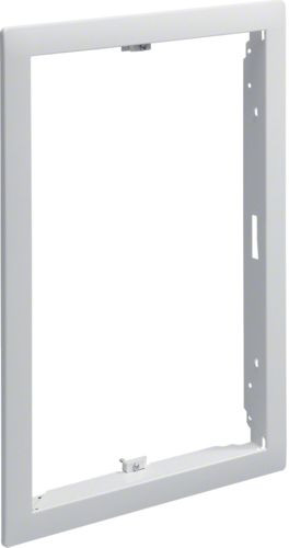 Біла зовнішня рамка Hager VZ142N без дверей висотою 9мм для 2-рядного щита Volta