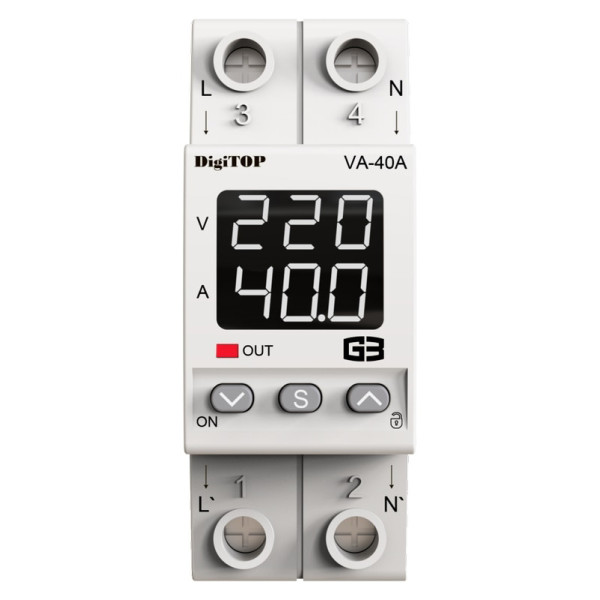 Реле напруги DigiTOP VA-40A M2W - фото №1