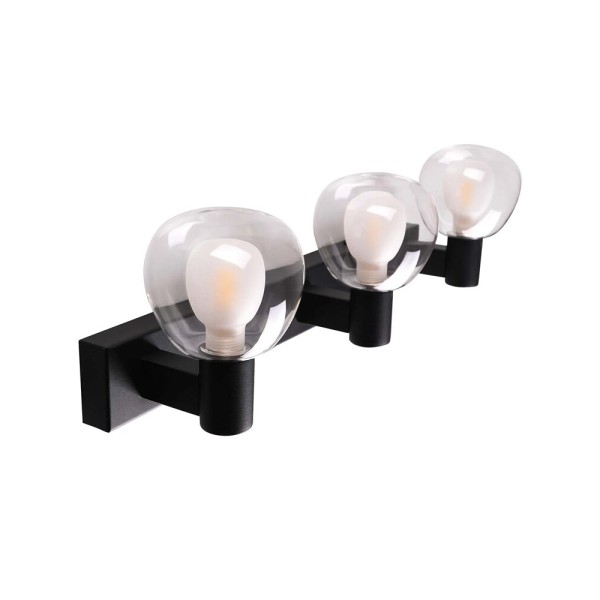 Бра, настінний світильник Goldlux 336033 Pola G9 3x5W IP44 чорний - фото №4