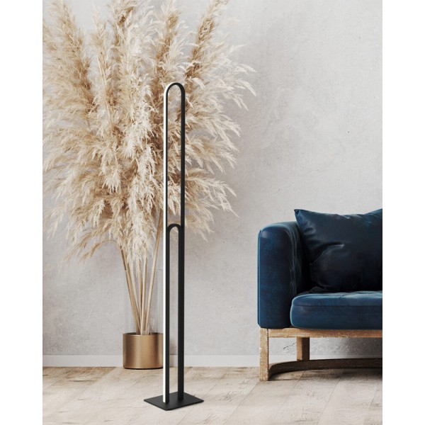 Торшер Goldlux 335227 Cordoba LED 1x25W 4000K 3200Lm IP20 черный - фото №1