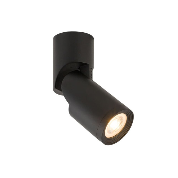 Світильник поворотний, спот Nowodvorski 7658 Mike GU10 1x15W IP20 Чорний - фото №1
