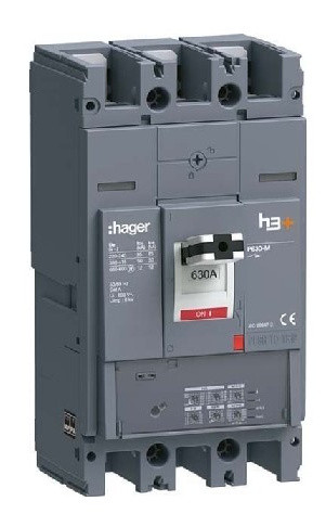 Автоматичний вимикач Hager HMW630JR LSI 50кА 3P