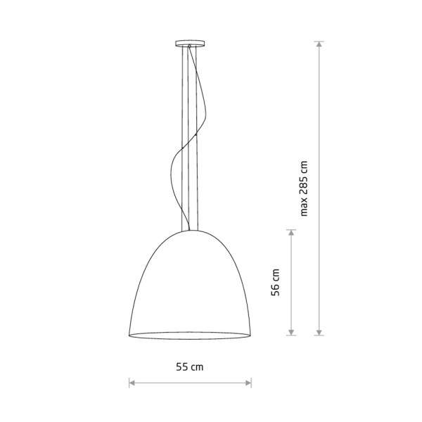 Подвесной светильник, люстра Nowodvorski 9023 Egg L E27 5x25W IP20 белый - фото №1