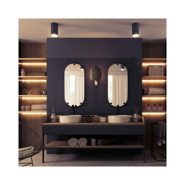 Точечный светильник Goldlux 324696 Turyn GU10 1x10W IP44 BK - фото №3