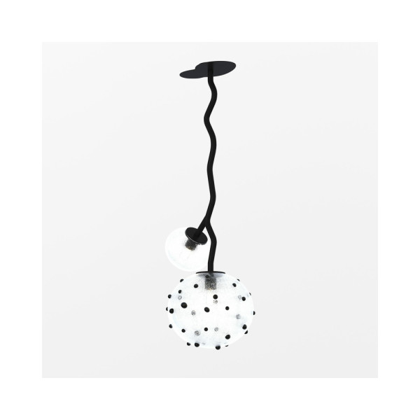 Люстра Pikart 36241-2 DewLight L 2x60W E27 IP20 черная - фото №1