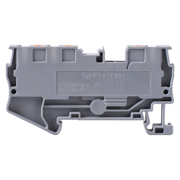 Наборная клеммная колодка E.Next e.tc.din.spring.4.1-2 на DIN-рейке 3 контакта (s070009) - фото №1