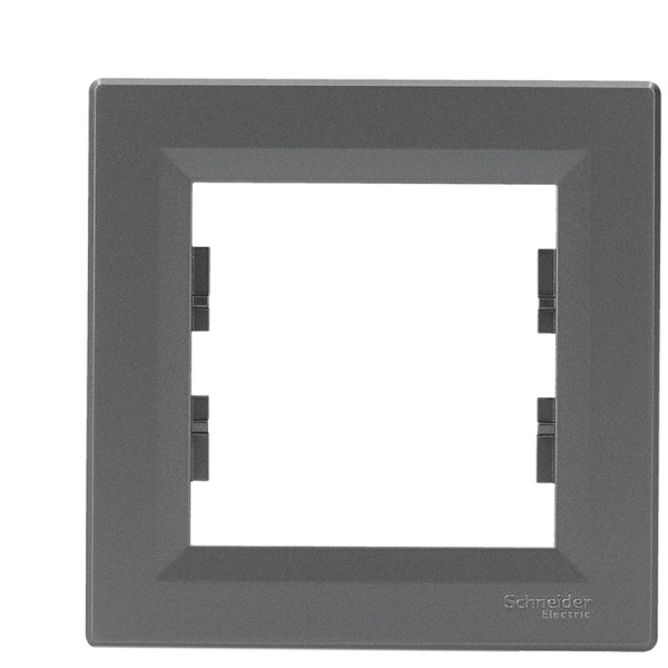 Рамка одинарная сталь Asfora, EPH5800162