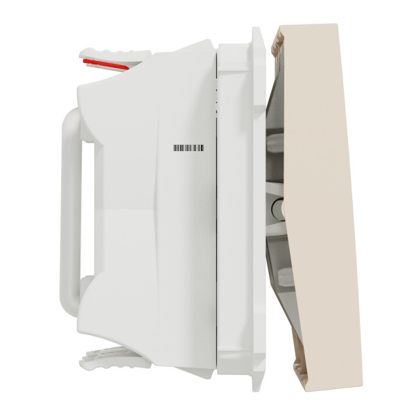 Выключатель Schneider Electric Unica New NU321344 2-клавишный 10А 2м бежевый - фото №2