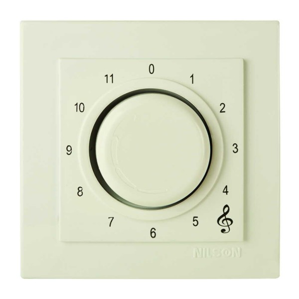 Вимикач Nilson Touran кремовий аудіо ( 24121051 )