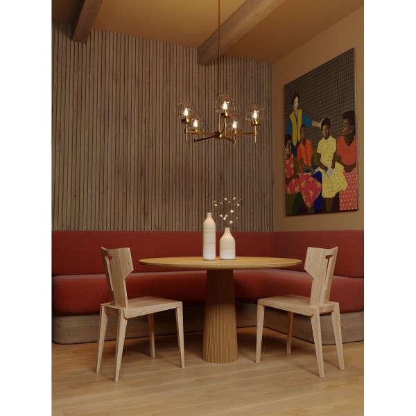 Люстра Pikart 31085-2 G9 6x60W IP20 Латунь - фото №1