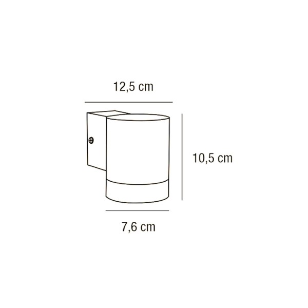 Вуличний світильник Nordlux 21509903 Tin GU10 1x35W IP54 чорний - фото №2